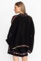 Johnny Was Tops | Poncho feminino SASCHA preto