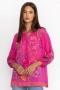  Johnny Was Tops | Blusa feminina ZADONIA fúcsia