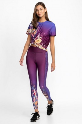  Johnny Was Active | Legging feminina Bee Active com bolsos Phoenix