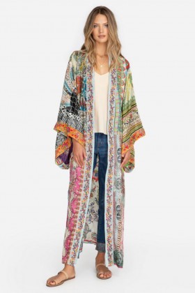  Johnny Was Kimonos | Kimono longo feminino exclusivo em várias cores