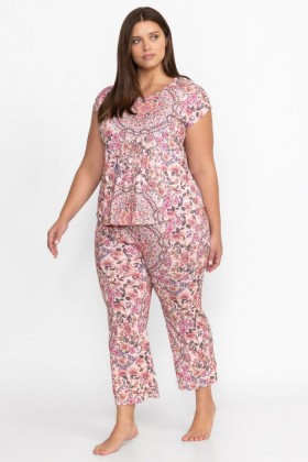  Pijama Johnny Was | Conjunto Bobbie Cropped Feminino The Aussie