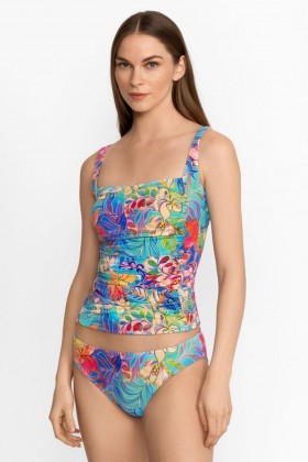  Johnny Was Swim & Resort | Biquíni feminino Helena com franzido Helena