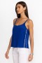  Johnny Was Felsőrész | Női MYKIE SILK CAMI Admiral Blue