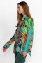  Johnny Was Tops | Női TIGRES ET FLEURS SELINE BUTTON DOWN Tigres