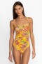  Johnny Was Swim & Resort | Mná SUNSHINE AND KALEIDA RUCHED ONE PIECE Sunshine And Kaleida