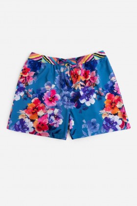  Johnny Was Swim & Resort | Mná SUMMER DAYS MEASCÁN TRUNKS FIR Summer Days (gorm)