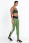  Johnny Was Active | Leggings con inserti in rete Endurance da donna, color bronzo e verde