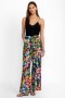  Johnny Was Bottoms | Pantaloni da donna in lino con pieghe a gamba larga Wild Bloom Wild Bloom