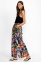  Johnny Was Bottoms | Pantaloni da donna in lino con pieghe a gamba larga Wild Bloom Wild Bloom