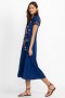  Johnny Was Dresses | Donna GRACEY ABITO A SCOLLO GIROCOLLO Blu marinaio