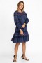  Johnny Was Dresses | Donna REINA MINI DRESS Blu zaffiro