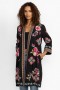  Johnny Was Kimonos | Donna CAPPOTTO KIMONO IN LINO JULIE Nero