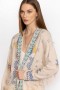  Johnny Was Outerwear | Donna KATIE CARDIGAN LUNGO Ecru