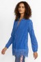  Johnny Was Tops | Donna DENI SANA TUNIC Blue Gem