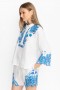  Johnny Was Tops | Donna ELLY BLOUSE Bianco antico