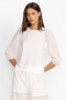  Johnny Was Tops | Donna NORA EASY TEE Bianco