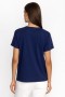  Johnny Was Tops | T-shirt girocollo da viaggio da donna blu navy