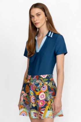  Johnny Was Active | Polo basic da donna BEE ACTIVE - POSIEDON Poseidon