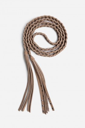  Johnny Was Belts | Donna CINTURA INTRECCIATA IN CAMOSCIO ITALIANO Sigaro