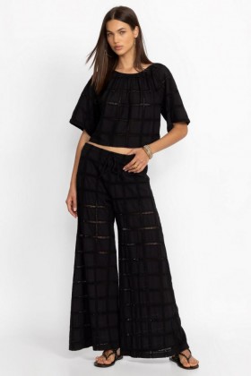  Johnny Was Bottoms | Donna RHIANNON EASY PANT Nero