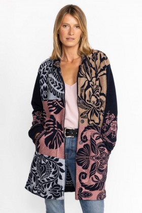  Johnny Was Outerwear | Donna HARLOW JACKET Blu navy