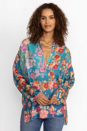  Johnny Was Tops | Donna NEUTRA MARA BLOUSE Multi