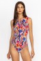  Johnny Was Swim & Resort | Dame SOMMERSTRIPER ERMELØS ONE PIECE Sommerstriper