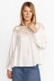  Johnny Was Topper | Dame CIELITO MODAL BLUSE Ecru
