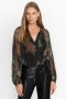  Johnny Was Topper | Dame Evelina Metallisk Bluse Multi