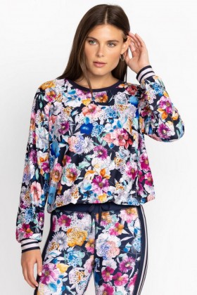  Johnny Was Topper | Dame Bee Active Ruched Raglan Sleeve Pullover Falldance