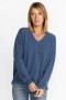  Johnny Was Topovi | Ženski IZY WHIPSTITCH PULLOVER S RESAMA Indigo
