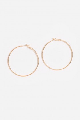  Johnny Was Jewelry | Ženske metalne naušnice s obručem, zlatne