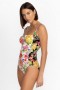  Johnny Was Swim & Resort | Dam METALLI MIX RUCHED ONE PIECE Metallic Dag