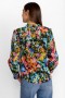  Johnny Was Toppar | Dam WILD BLOOM RUFFLE YOKE BLUS Wild Bloom