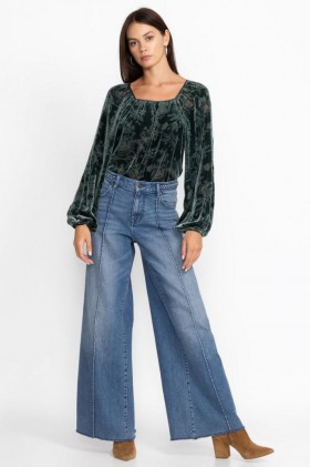  Johnny Was Bottoms | Dam MALDIVEN VIDARE JEANS Mellantvättade