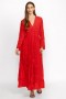  Vestidos Johnny Was | Vestido Beesley para mujer, rojo Racer