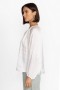  Blusa Johnny Was | Blusa plisada GEMMA blanca para mujer