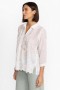  Blusa Johnny Was Tops | Blusa LEMMI blanca para mujer