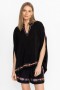  Top Johnny Was | Poncho Sascha para mujer negro