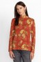  Blusas Johnny Was | Mujer El favorito de Janie: Cuello alto con encaje paisley