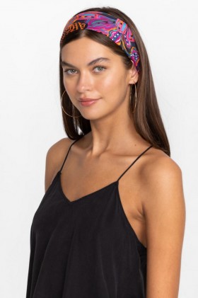  Accesorios para el cabello Johnny Was | Pañuelo para la cabeza "Ojos en ti" para mujer