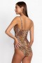  Johnny Was Swim & Resort | Dame CHEETAH RUCHED ONE PIECE Multi