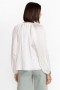  Johnny Was Toppe | Dame GEMMA PLESSET BLUSE Hvid