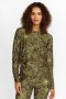  Johnny Was Toppe | Dame HIRZ CAMO RUCHED LANGERMET TOP Hirz