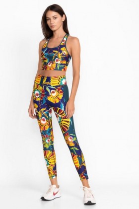  Johnny Was Active | Dame Bee Active Mesh Panel Active Leggings Kimbra