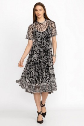  Johnny Was Kjoler | Dame LUCIANA MESH LAGET KJOLE Luciana