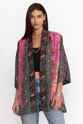  Johnny Was Kimonoer | Kvinder ROSE SPARK YENA VENDBAR KIMONO Rose Spark
