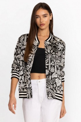  Johnny Was Overtøj | Dame LUCIANA SNAP FRONT BOMBER Luciana