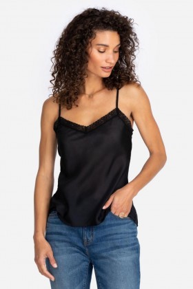  Johnny Was Slips & Camis | Dame Korte Slips Sorte