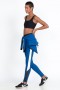  Johnny Was Active | Dames Endurance Mesh Inset Legging True Blue